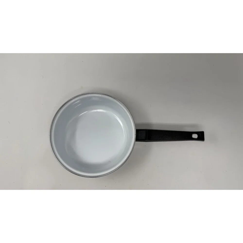 JMP Capri Enamelware Sauce Pot With Handle Pot - NO Lid Retro Floral